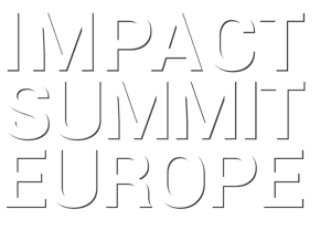 Impact summit europe logo white